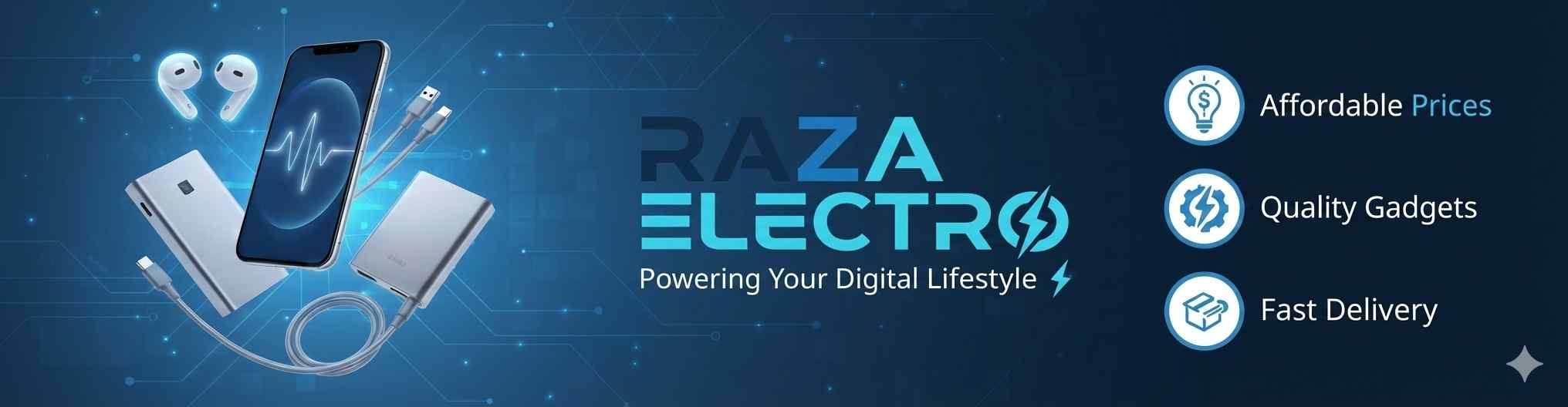 Raza Electro Website Banner